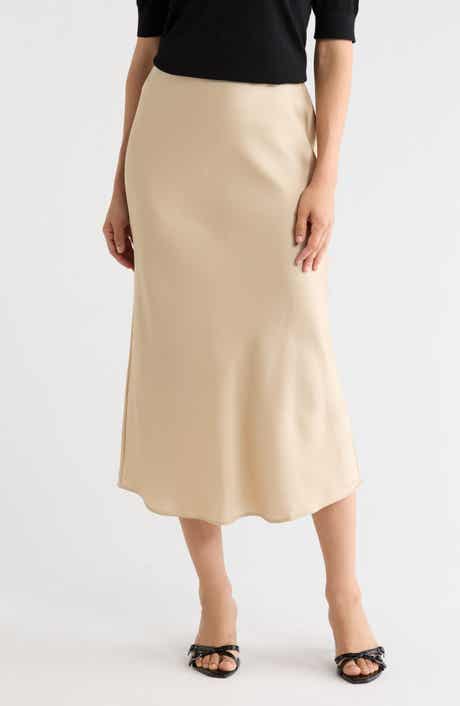 Visos Satin Maxi Skirt