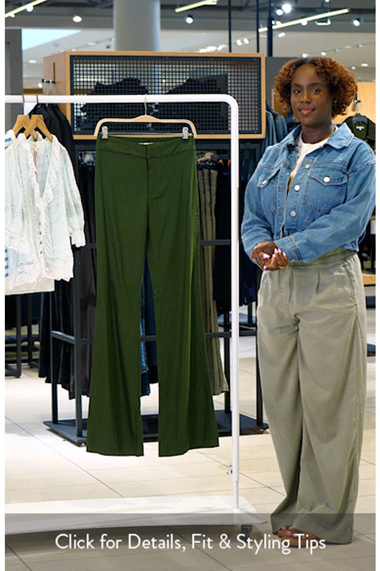 Andrew Linen Blend Bootcut Pants video