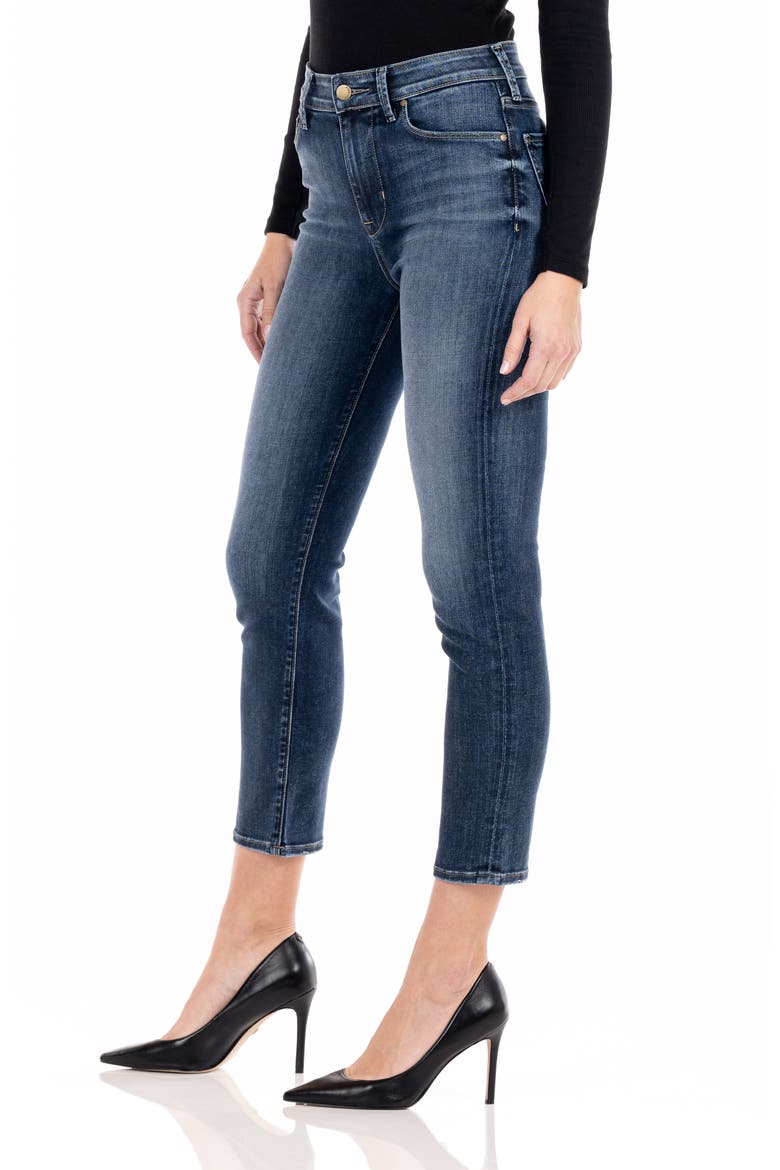 Cher Slim Straight Jeans, Alternate, color, St. Tropez
