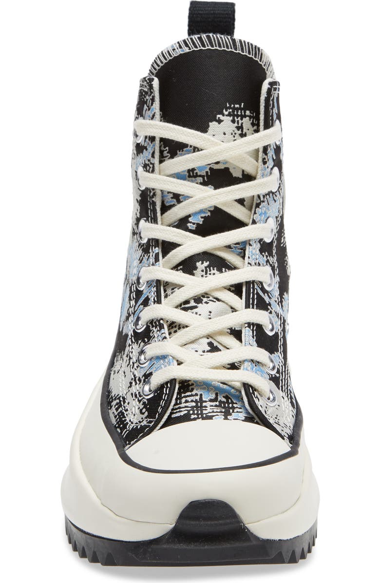 Converse Chuck Taylor<sup>®</sup> All Star<sup>®</sup> Run Star Hike Floral High Top Platform Sneaker, Alternate, color,