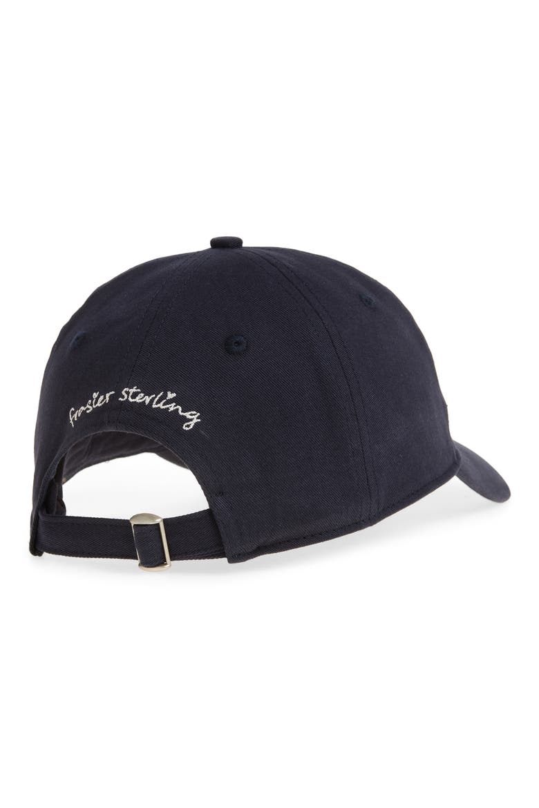 Marriage Material Cotton Canvas Baseball Cap, Alternate, color, NAVY