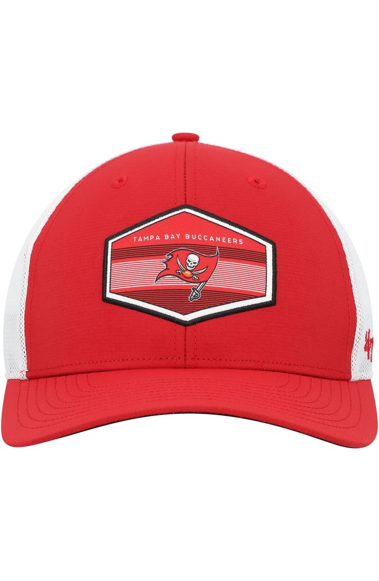 '47 Men's '47  Red Tampa Bay Buccaneers Burgess Trucker Adjustable Hat, Alternate, color, Red