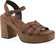 White Mountain Footwear Barista Platform Sandal