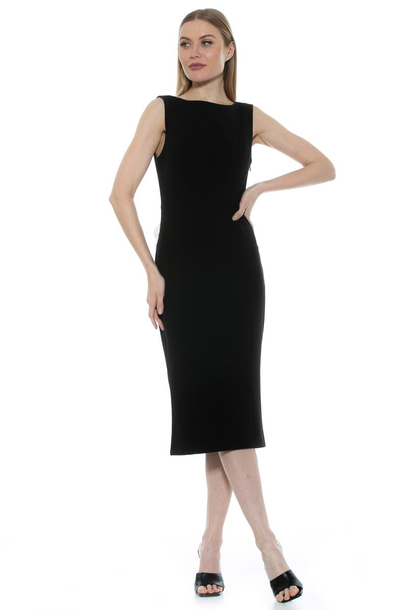 Alexia Admor Penny Midi Sheath Cocktail Dress, Alternate, color, 