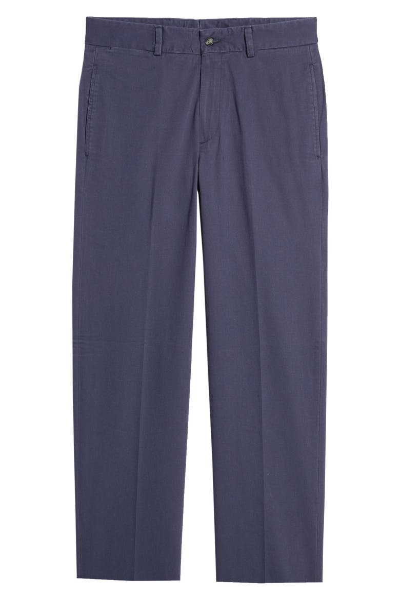 Charleston Khakis Flat Front Chino Pants, Alternate, color, NAVY