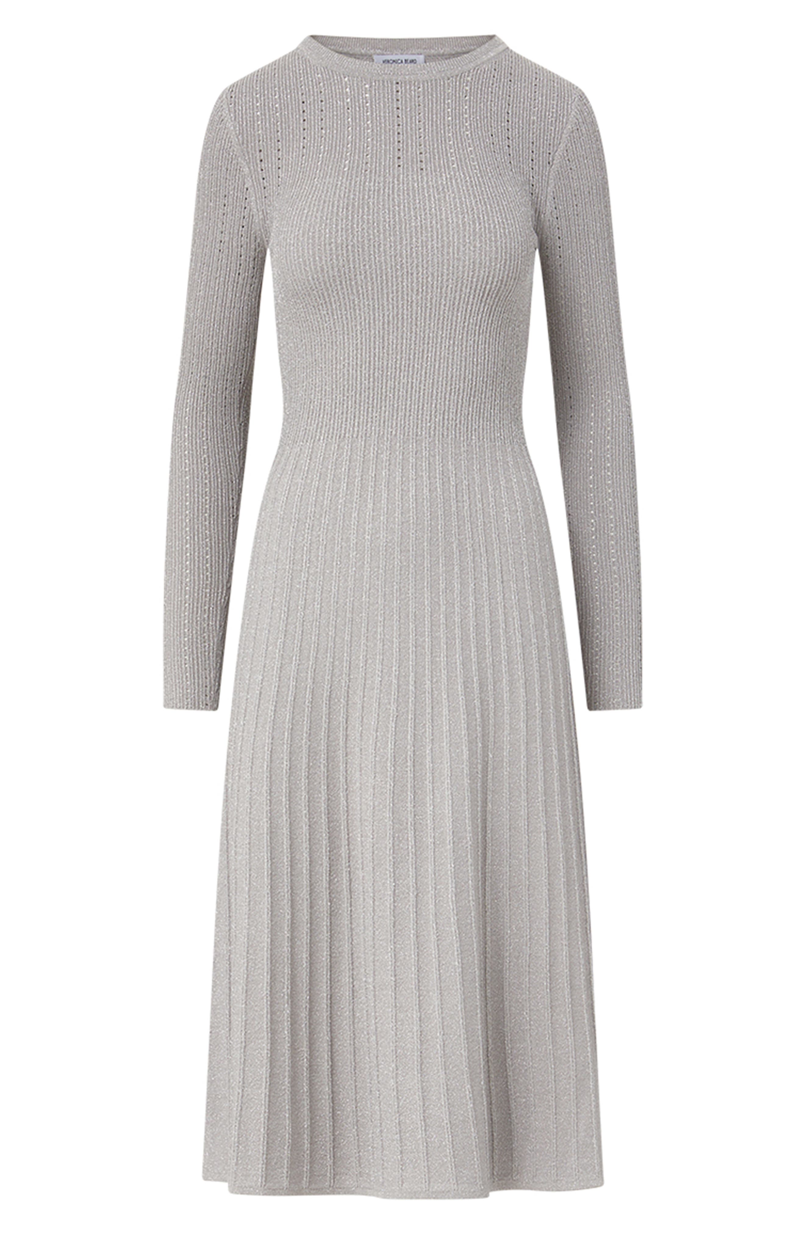 Veronica Beard Nami Long Sleeve Knit Sweater Dress