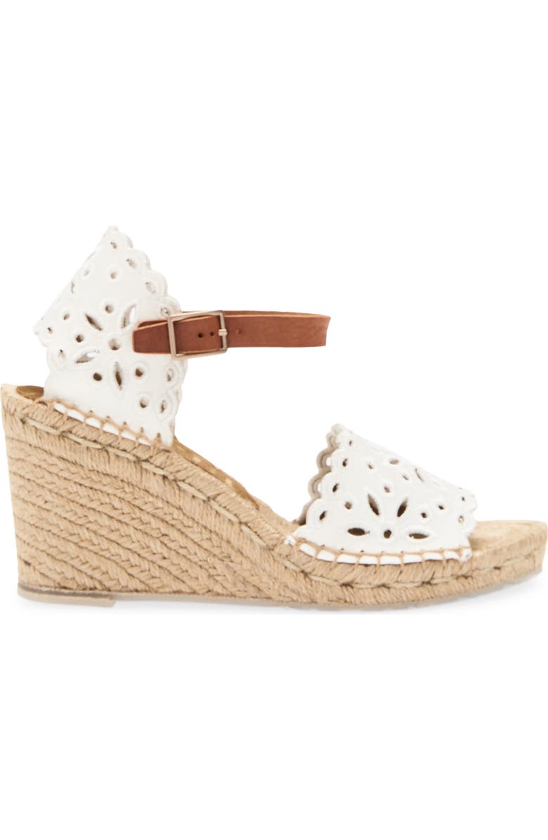 Pedro Garcia Orito Espadrille Sandal, Alternate, color, Meringue Satin