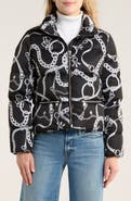 L'AGENCE Stowe Chain Print Puffer