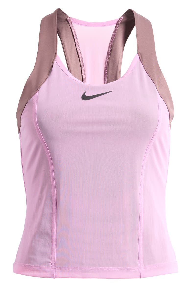 Court Slam Dri-FIT Tank, Alternate, color, LIGHT MAGENTA/ TATTOO/ BLACK