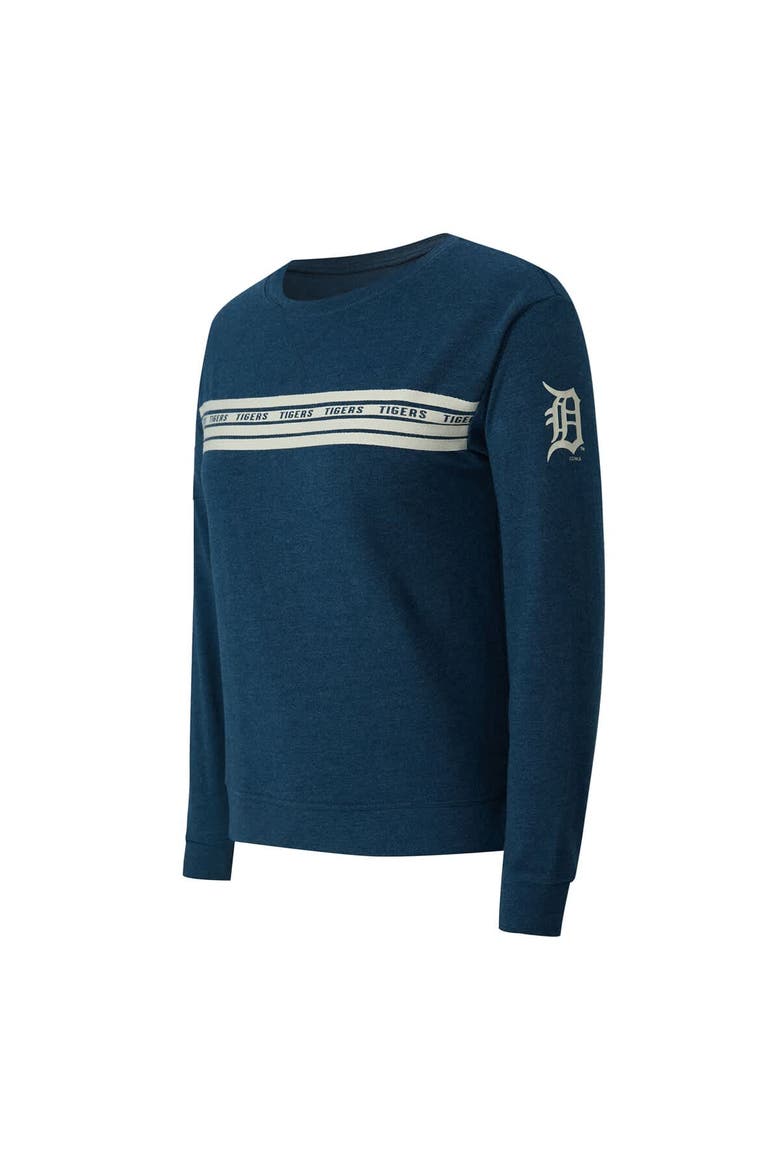 Women's Concepts Sport Navy Detroit Tigers Birch French Terry Long Sleeve T-Shirt, Alternate, color, Navy