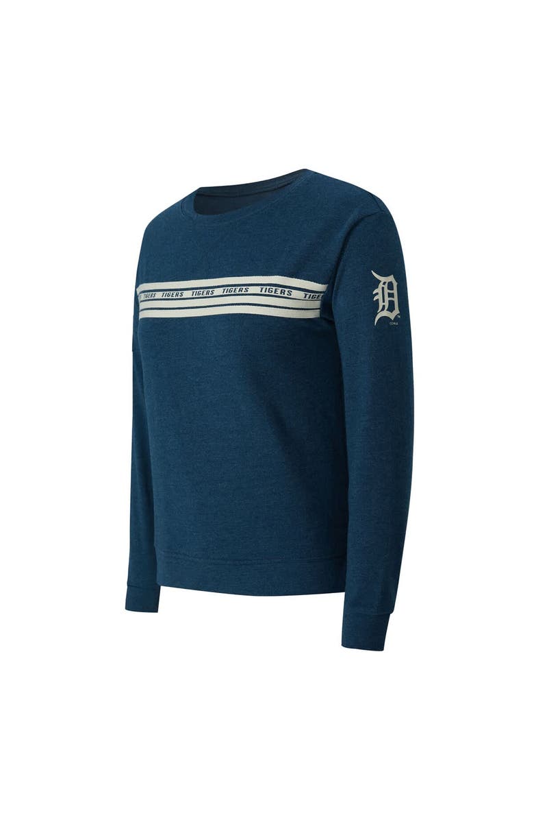 CONCEPTS SPORT Women's Concepts Sport Navy Detroit Tigers Birch French Terry Long Sleeve T-Shirt, Alternate, color, Navy