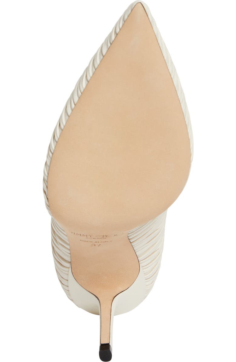 Jimmy Choo Love Ruched Pointed Toe Pump, Alternate, color,