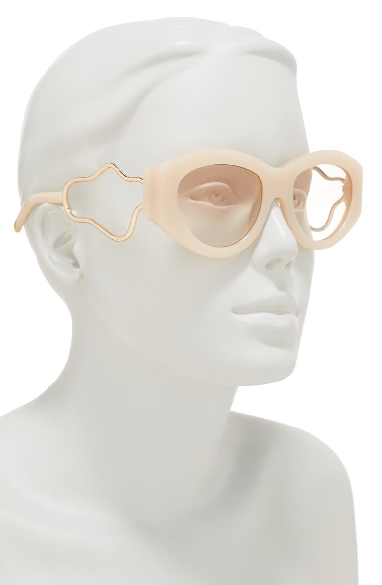 Pared x Holly Ryan Serra 50mm Round Sunglasses, Alternate, color,