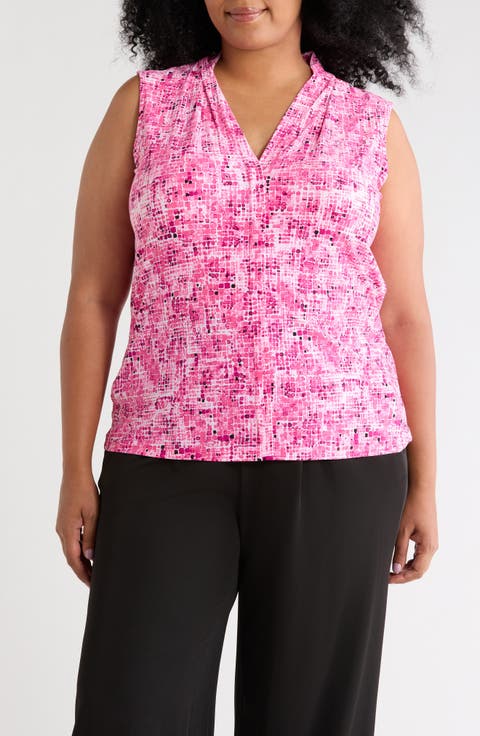 Printed Sleeveless Top