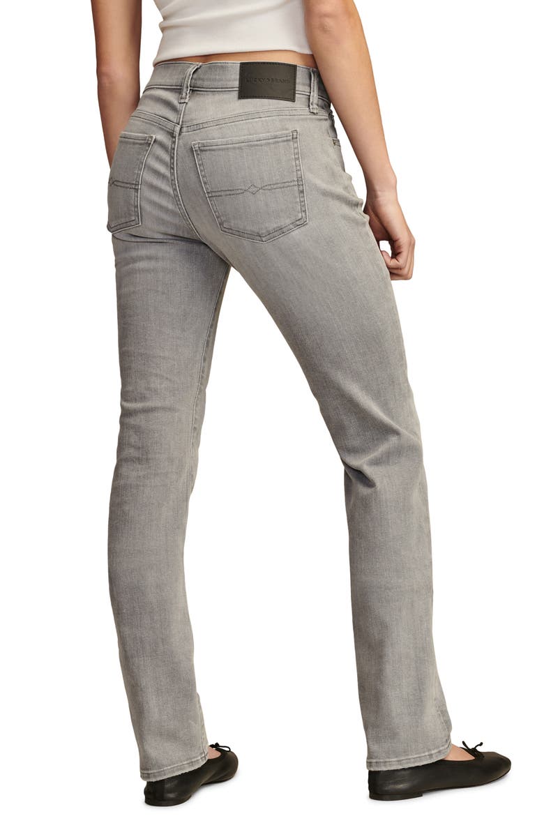 Sweet Straight Leg Jeans, Alternate, color, PEBBLE GRE