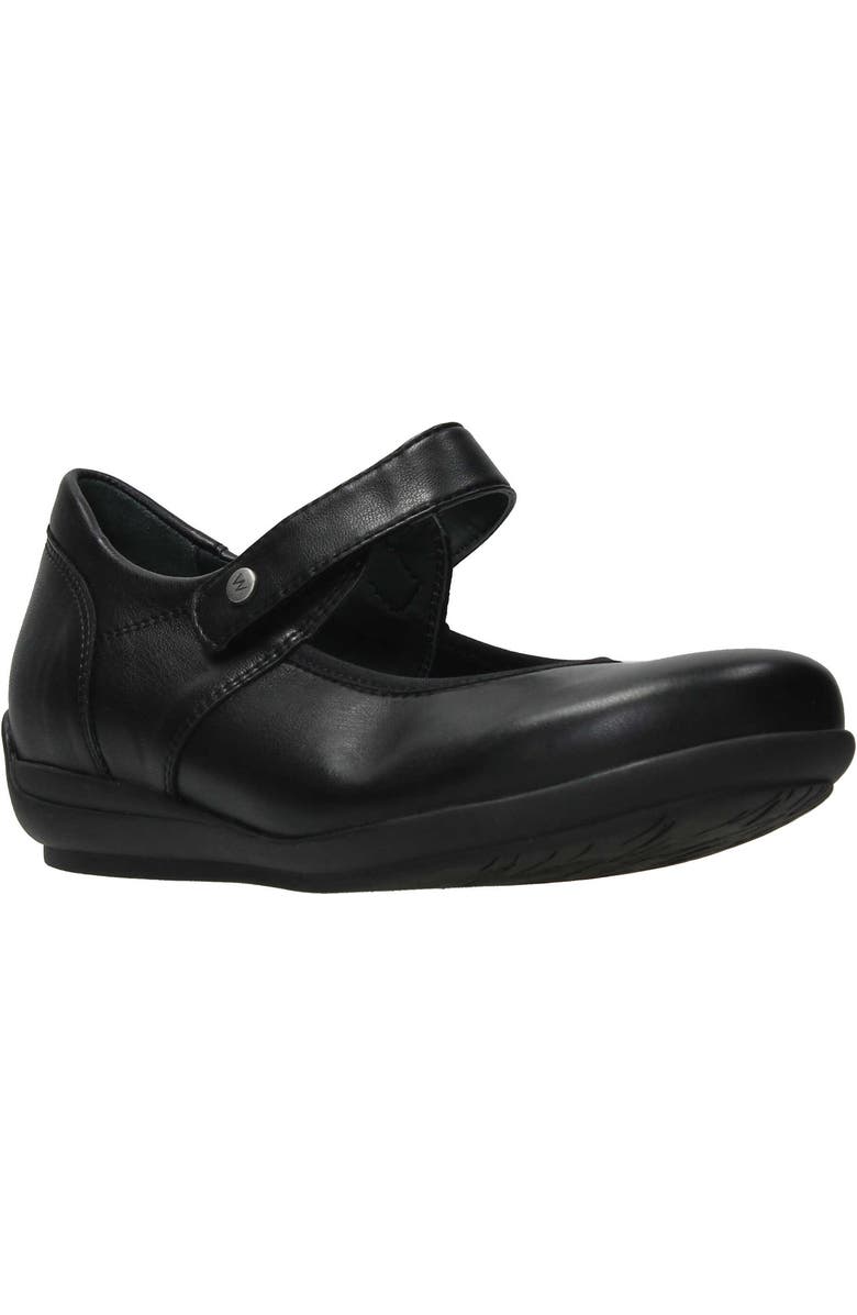 Wolky Noble F2F Mary Jane, Main, color, Black