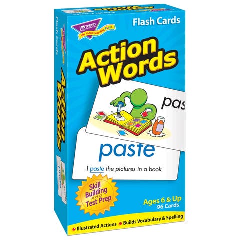 Action Words Skill Drill Flash Cards