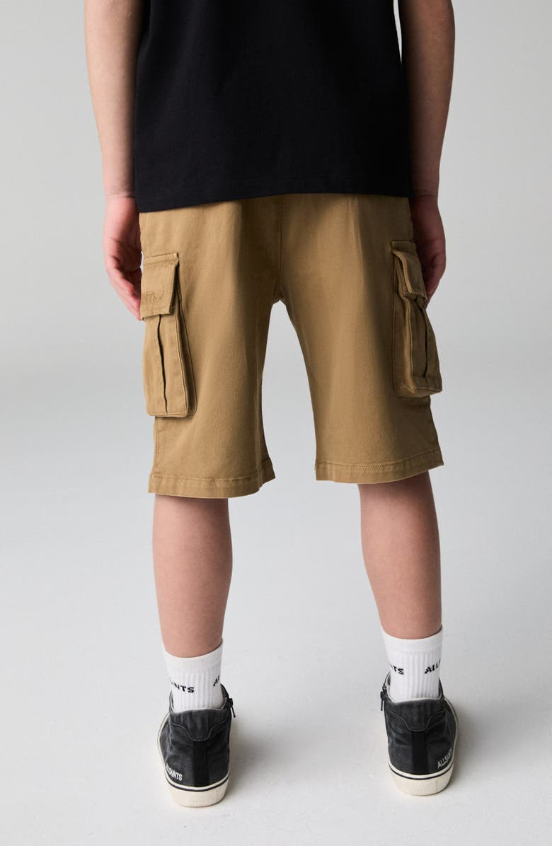 smALLSAINTS by ALLSAINTS Kids' Stretch Cotton Cargo Shorts, Alternate, color, Brown
