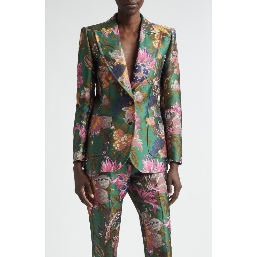 Etro Floral Jacquard Blazer