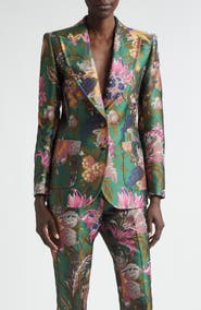 Etro Floral Jacquard Blazer