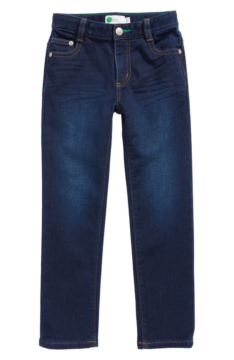 Mini Boden Jersey Jeans, Main, color, 