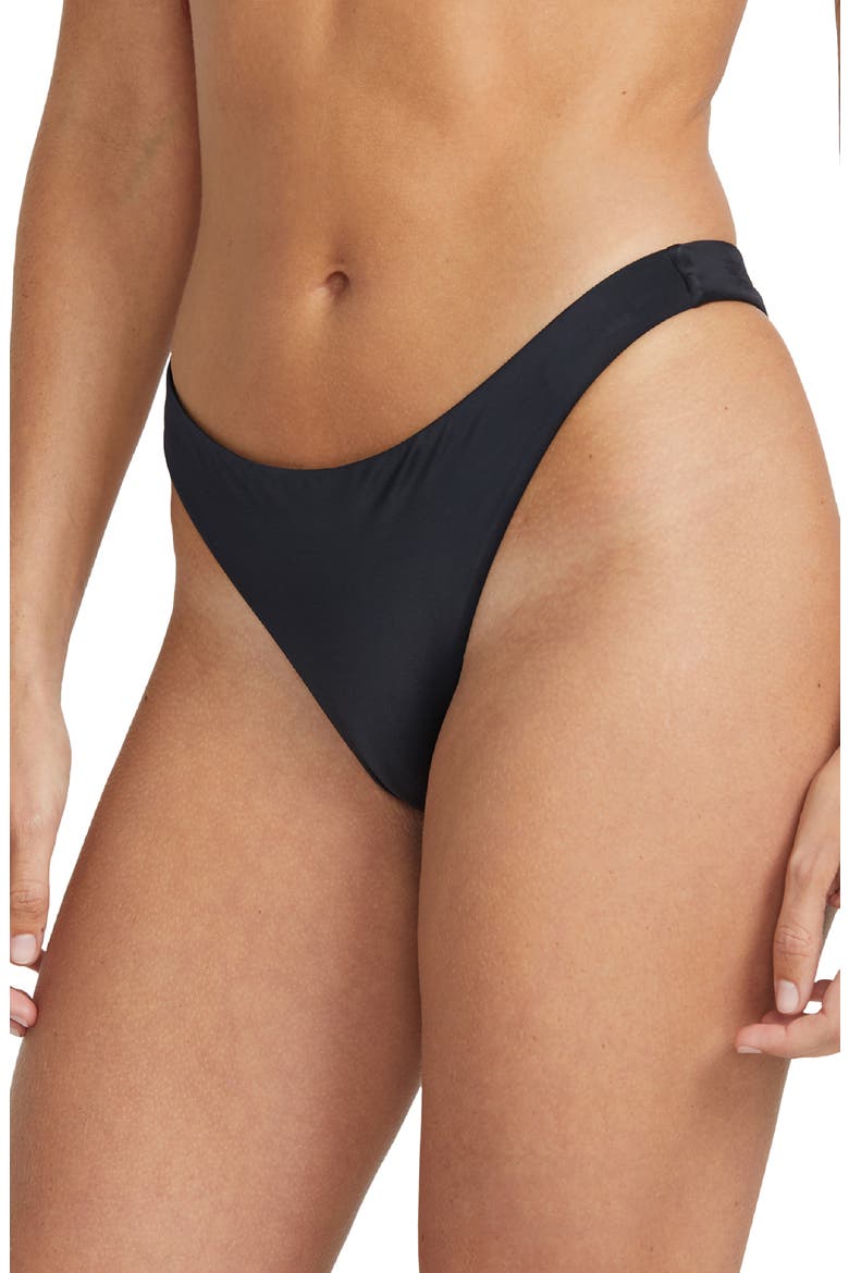 Simply Seamless Tiny Bikini Bottoms, Alternate, color, BLACK