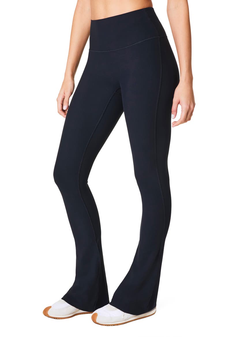 Be Micro Flare Pants, Main, color, VERY BLACK