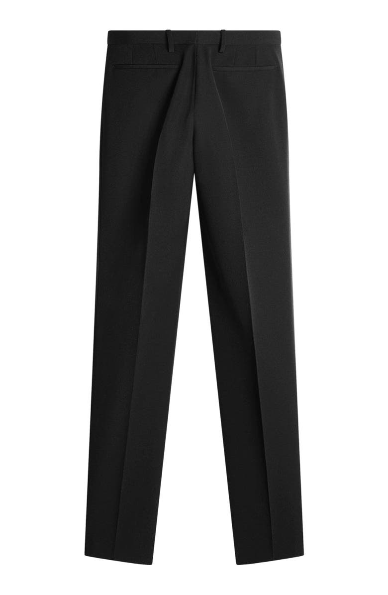 Lanvin CIGARETTE TROUSERS WITH SATIN SIDE BANDS, Alternate, color,