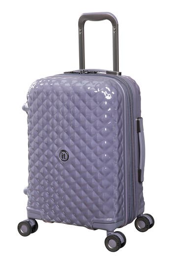 It Luggage Glitzy 21-inch Hardside Carry-on Luggage In Purple