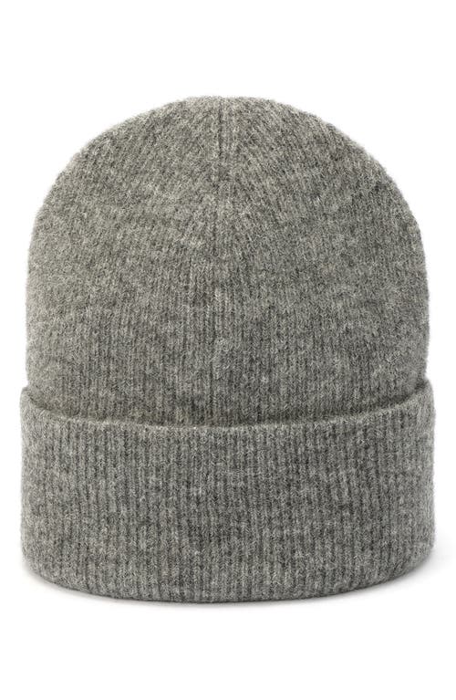 Allsaints Underground Rib Beanie In Gray