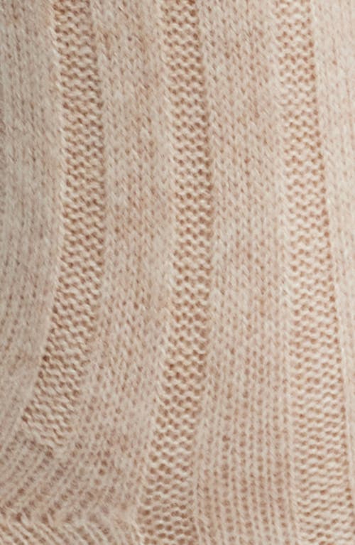 Nordstrom Rib Cashmere Blend Crew Socks