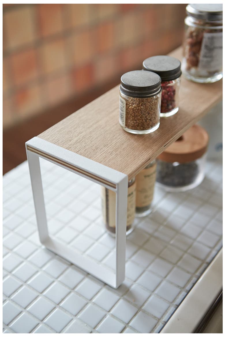 Single Tier Riser, Alternate, color, WHITE