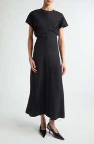TOTEME Slouch Waist Wool Dress