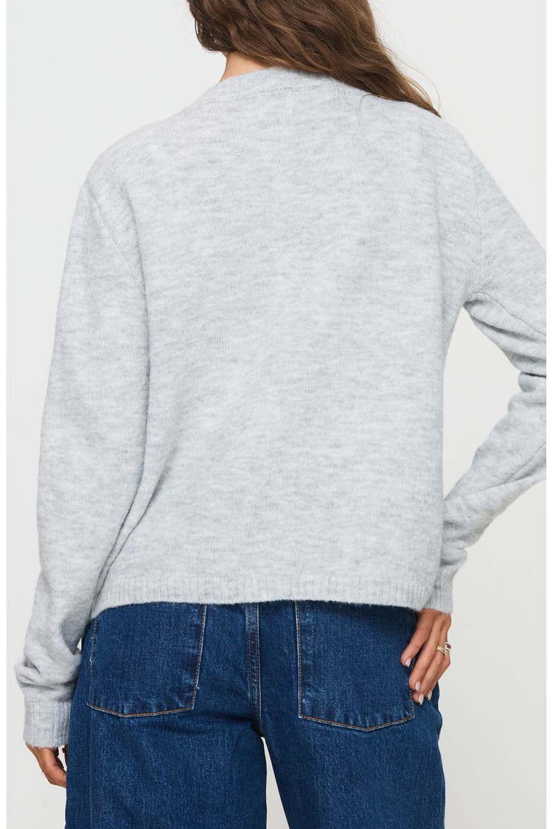 Denmark Crewneck Cardigan, Alternate, color, GREY