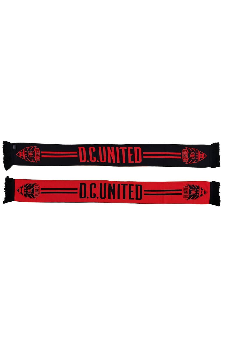 RUFFNECK SCARVES Red D.C. United Red 'N Black Knit Scarf, Alternate, color, Red