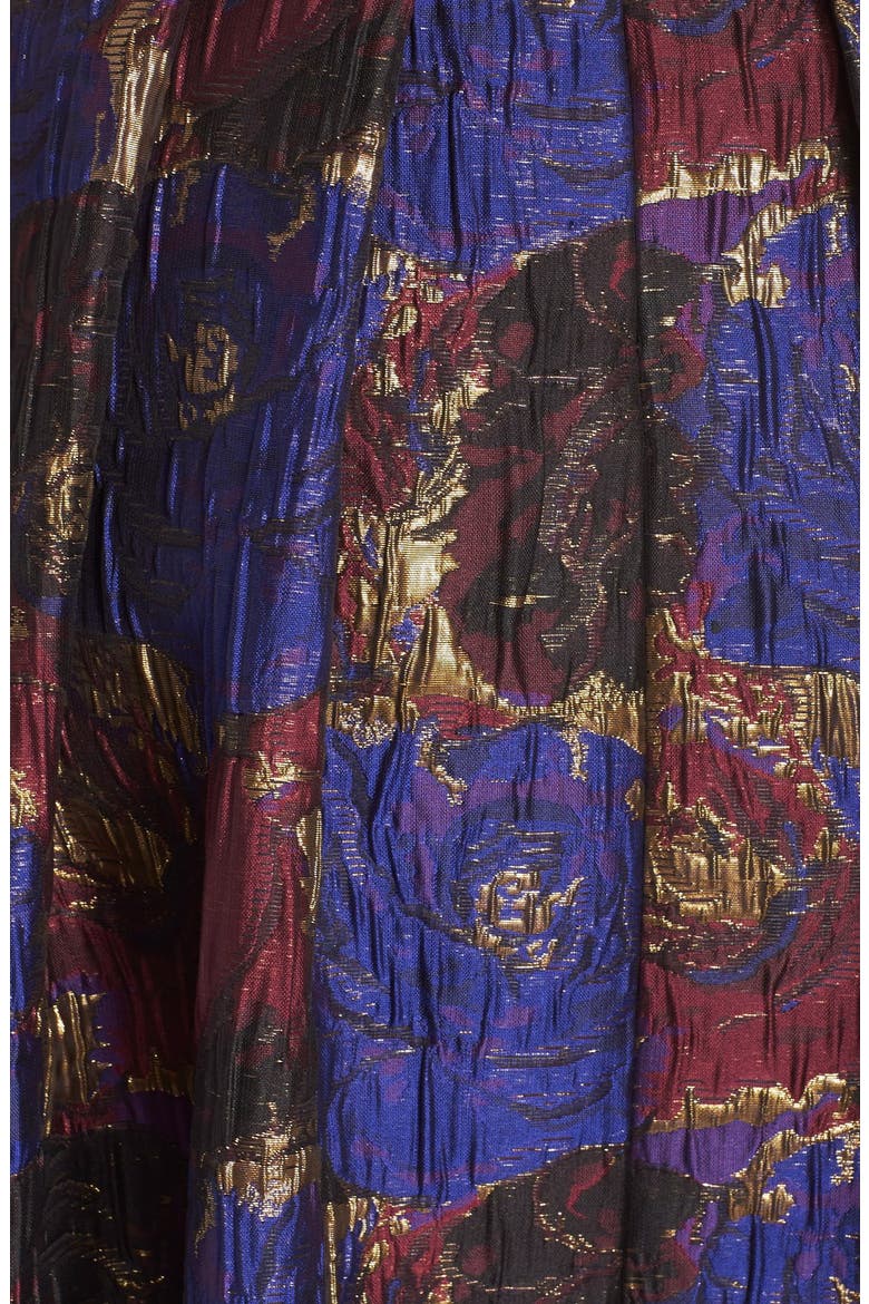 Two-Piece Jacquard Ballgown, Alternate, color, PURPLE MULTI