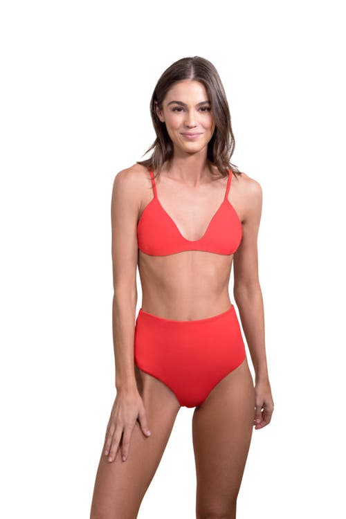 Tabacaru Stella Two-piece Swimsuit In Red