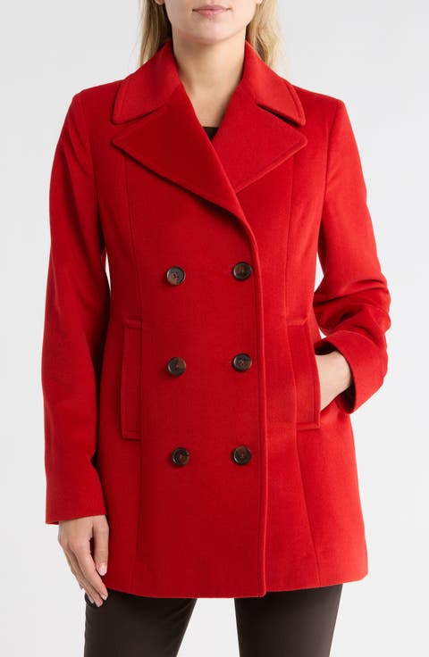Classic Wool Blend Peacoat