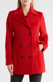 Fleurette Classic Wool Blend Peacoat