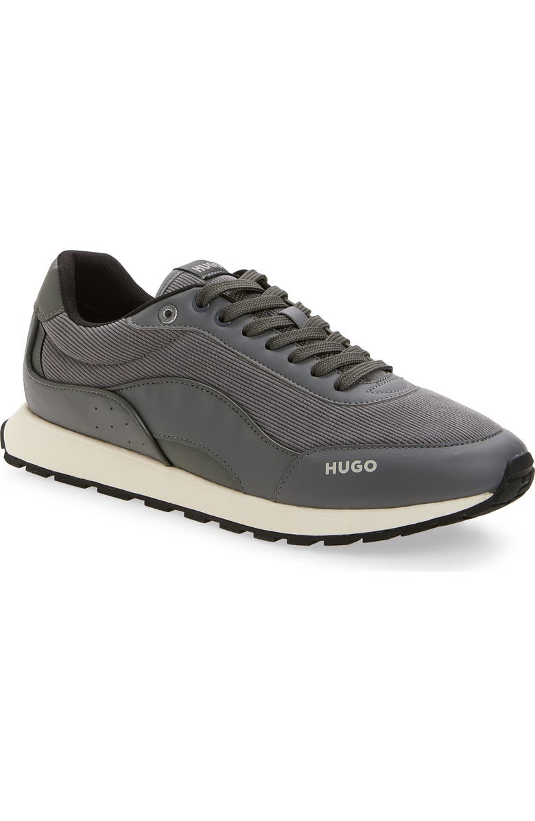 BOSS Icelin Runn Sneaker, Main, color, Medium Grey