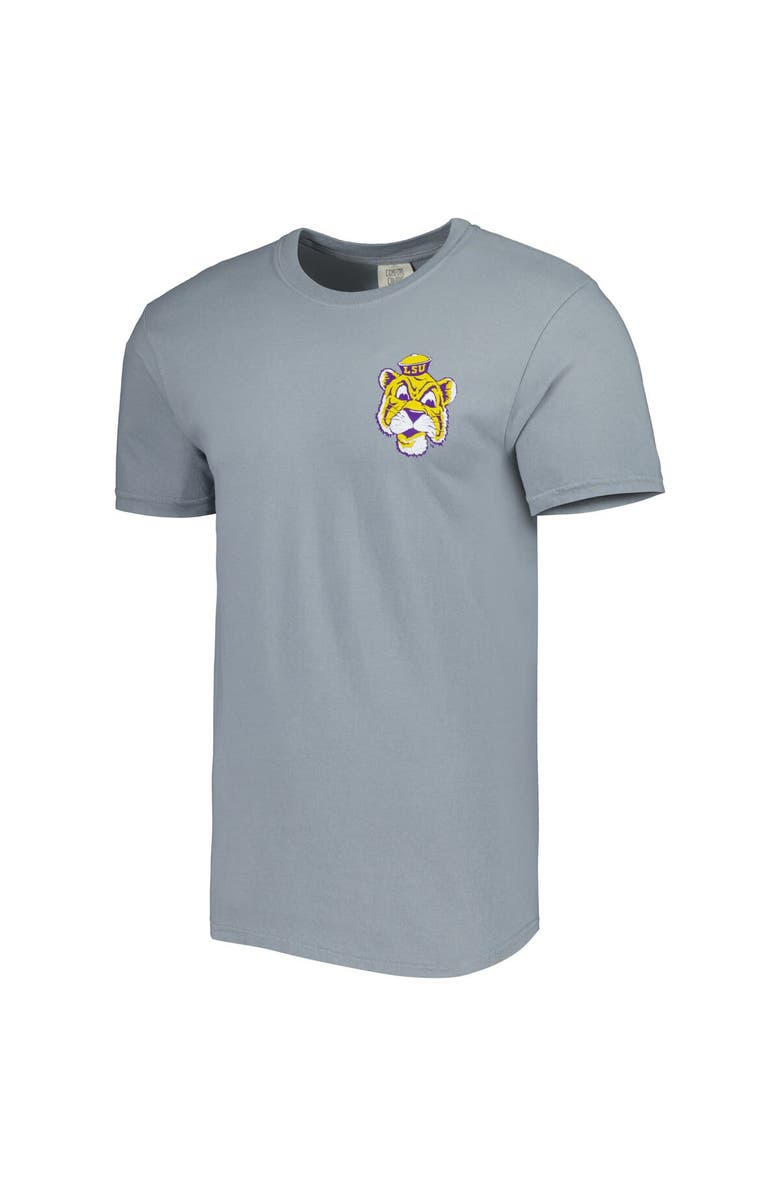 IMAGE ONE Men's Graphite LSU Tigers Vault State Comfort T-Shirt, Alternate, color,