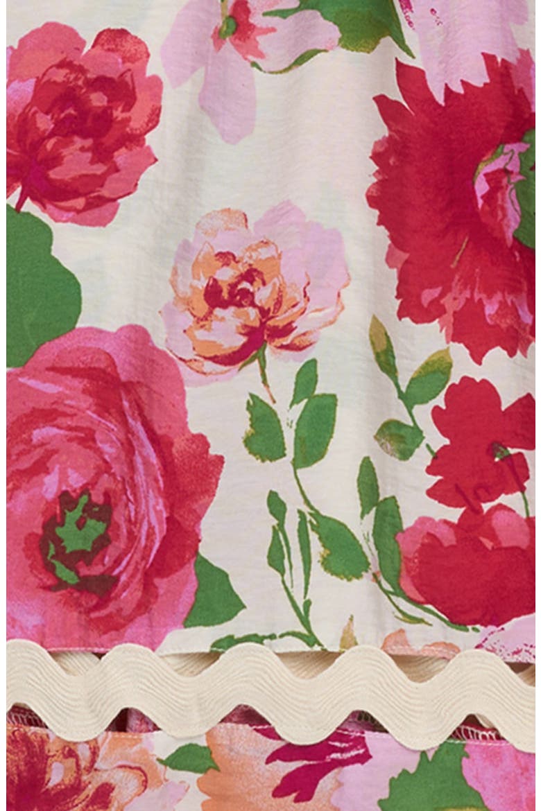 Kids' Floral Print Jumpsuit, Alternate, color, PINK FLOWER