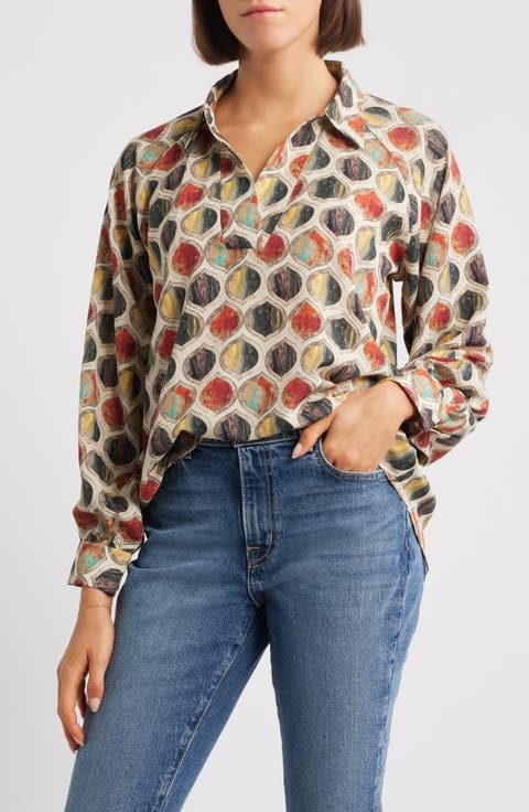 Print Long Sleeve Top