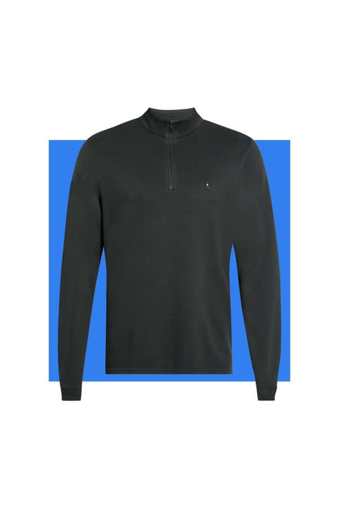 Piquè Quarter Zip Pullover