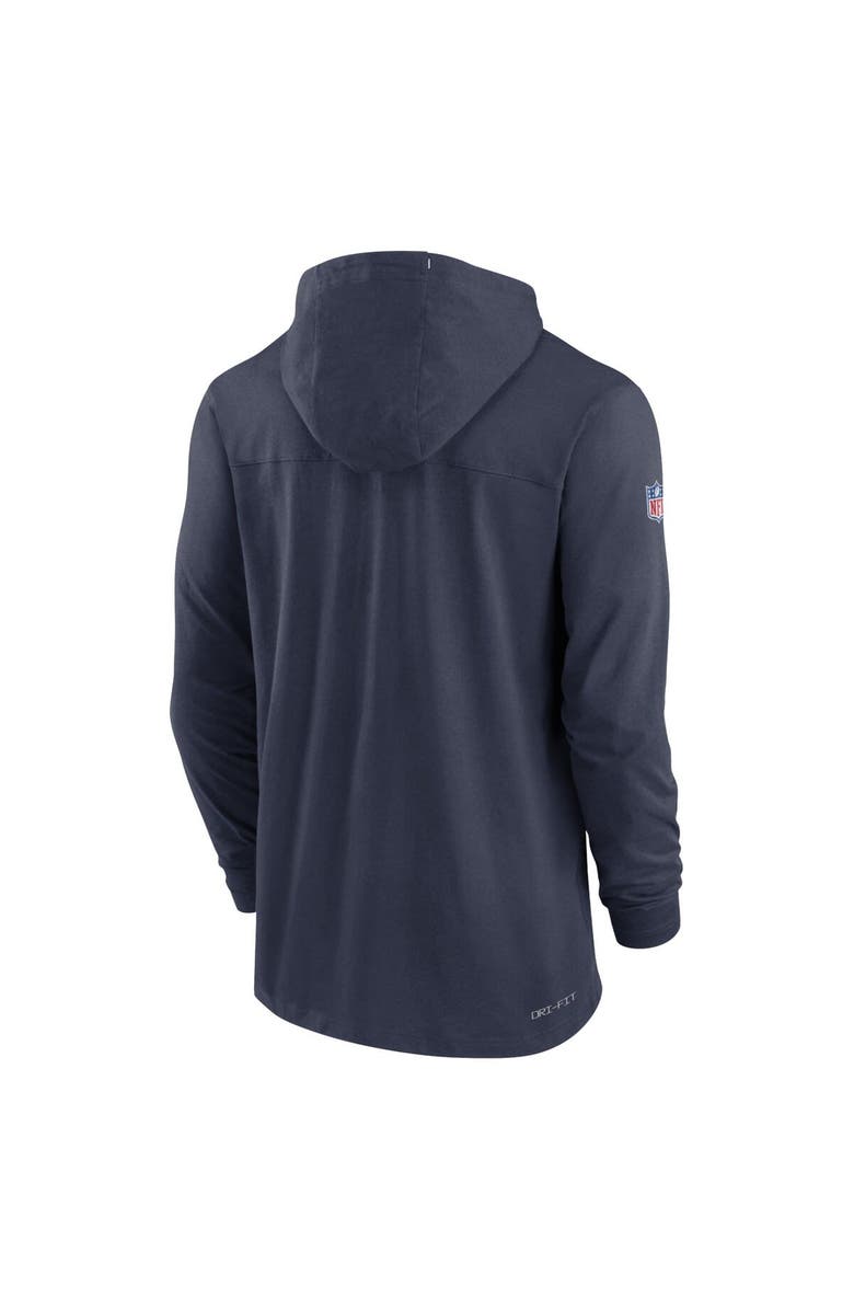 Nike Men's Nike Navy Dallas Cowboys Sideline Pop Performance Pullover Long Sleeve Hoodie T-Shirt, Alternate, color,