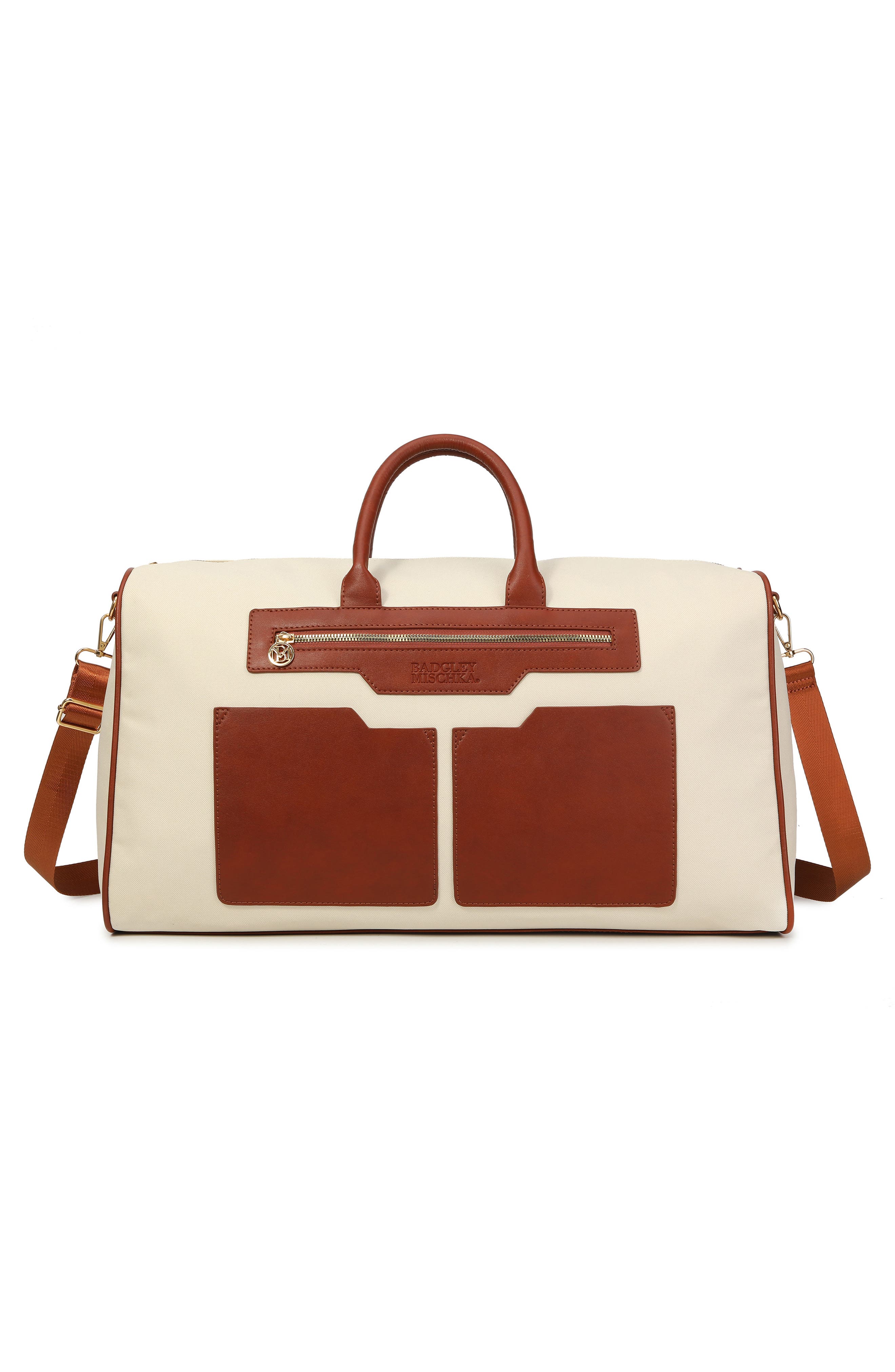 Badgley Mischka Collection Juliet X-Large Canvas Duffle Bag, Alternate, color, 