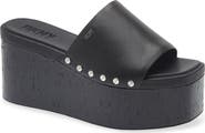 DKNY Alvy Platform Slide Sandal