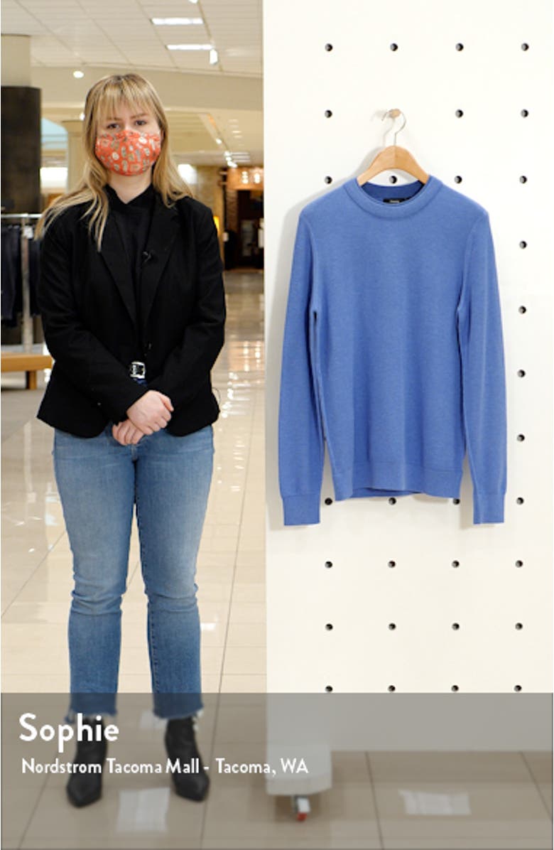 Riland Long Sleeve Piqué Crewneck, sales video thumbnail