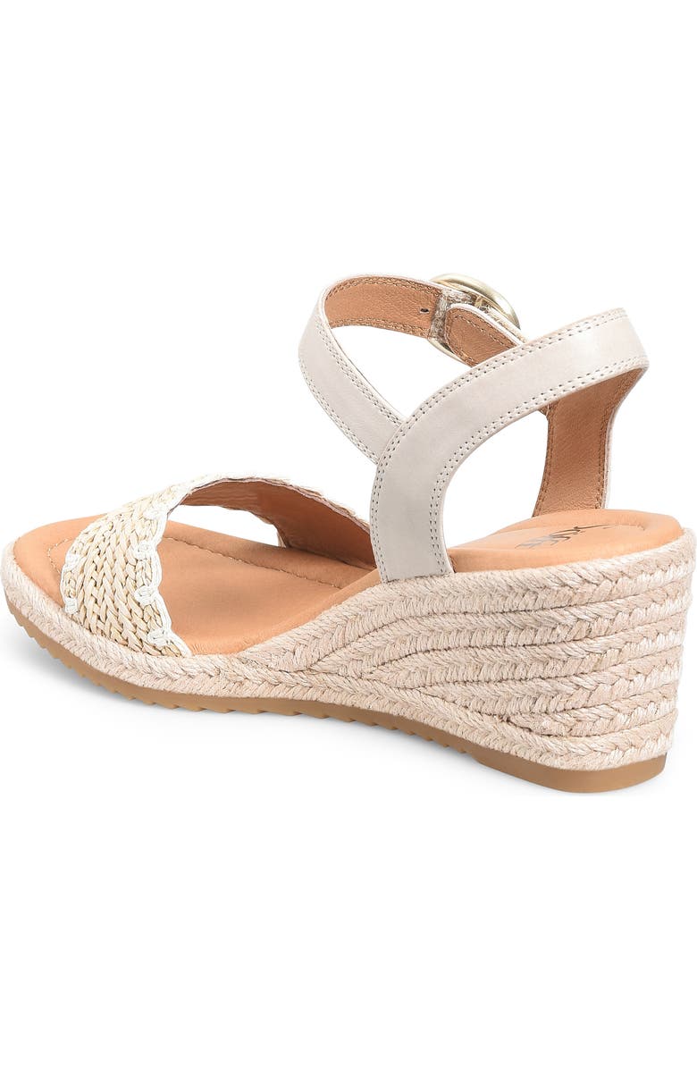 Söfft Inez Wedge Sandal, Alternate, color, Beige/ Latte