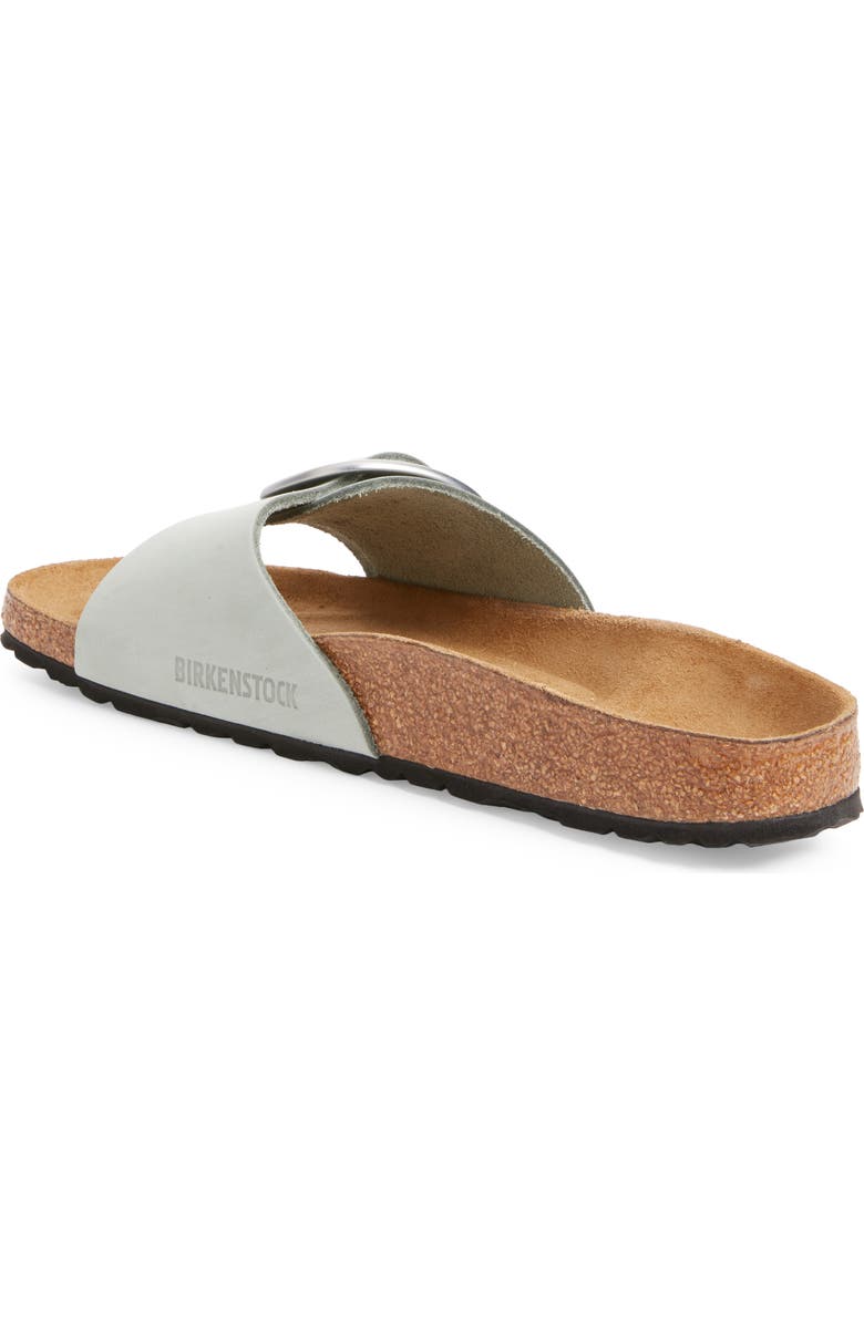 Birkenstock Madrid Big Buckle Slide Sandal, Alternate, color, Green Green